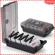 [SzluzhenbcMY] Office Supplies Business Card Holder Name Organizer Divider Index Tab Box