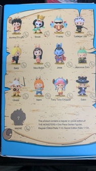 POP MART - 已開盲盒 確認款 Pop Mart 正版 The Monsters One Piece Labubu 海賊王 USOPP 烏索普[平行進口]