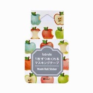 【莫莫日貨】Bande 2021新品 日本原裝進口 自由配 新型態 和紙貼紙 和紙膠帶 - 姬蘋果 BDA564