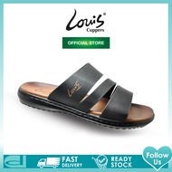 Louis Cuppers Men Slip On Faux Leather Strap Casual Sandals - 190341172