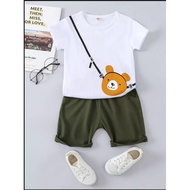 [C.O.D] Pay On The Spot Children's Clothing Suits Short Sleeve Animated Character// Cartoon Series Children's Clothes And Pants Suits