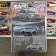 Mini GT 995 LB Works x Abas Works Abarth 595 Grey Blister Packaging