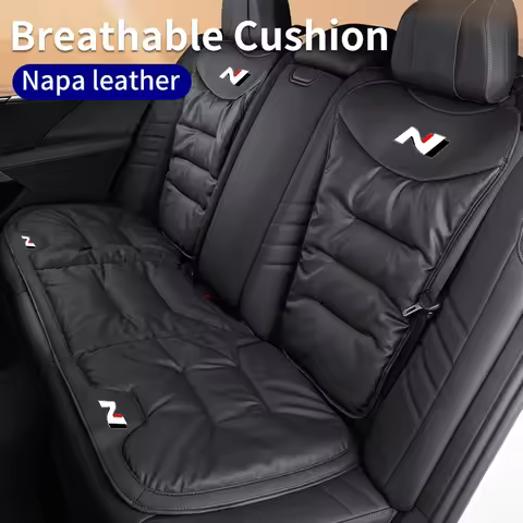 Car Seat Cushion Soft Velvet Non-slip Front Rear Seat Cover Accessories For Hyundai N Line Performan