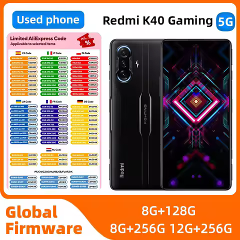 Redmi k40 Game Enhanced Edition Android 5G Unlocked 6.67 inch 256GB ROM All Colours in Good Conditio