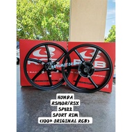 100% ORIGINAL RACING BOY SP522 HONDA RSX RS-X RS150R SPORT RIM SP 522 5 BATANG RS 150 SPORTRIM RCB