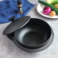 Pot Extension Side Pot Korean Gas Pig Iron Pot Clay Pot Rice Iron Pot Bibimbap Pot Korean Universal 