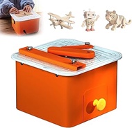 Electric Cardboard Cutter, 45W Bladeless Chomp Saw with Scrap Drawer and Circle Cutting Assistant, D