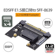 EDSFF E1.S Interface SSD Gen-Z PCI-E Turn SFF-8639 U.2 SSD Adapter card S F-072
