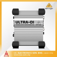 BEHRINGER ULTRA-DI DI100 Professional Battery/Phantom Powered DI-Box Professional and multi-purpose 