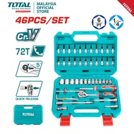 Total 46 Pcs 1/4" socket set - THT141462