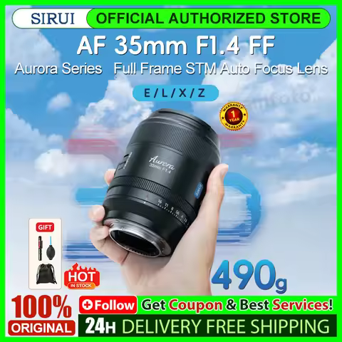 NEW Sirui Aurora 35mm f/1.4 Lens for Nikon Z for L-Mount for FUJIFILM X for Sony E Full-Frame Wide-A