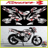 ▪ ▨ ❋ ROUSER Bajaj 135 Full Decals Sticker Set Kawasaki - New Design (Free Stickers)