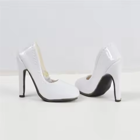 Handmade 1/6 Scale High Heels Short Boots Model for TBLeague Phicen PLLB2020-S38A S39A S42 S43 Bigfe