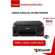Canon Pixma G3010 All In One Wireless Printer with 1 Set Ink