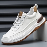 Straight Hair Men's Shoes All-Match Trendy White Shoes Men Four Seasons Breathable Casual Men Casual