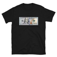 Benjamin Franklin $100 Bill Dollar Bill Funny Money Cool Sarcastic T-Shirt