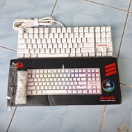 REDRAGON KUMARA K552W RGB WHITE 87KEYS WIRED