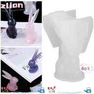 ZLION Long Ears Rabbits Mould, Transparent Silicone  Rabbits Resin Mould, Resin Casting Mould  Bunny