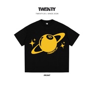 Boxy Twenty.2 T-Shirt - BALL NUMBER 8 - 100% Cotton - 280 GSM - TWENTY.20