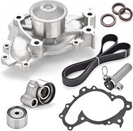 Engine Timing Belt Kit with Water Pump TKT-024 Compatible with 1994-2004 Toyota Camry Avalon Sienna 