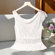 เสื้อยืดสตรีแฟชั่นแบบเซ็กซี่ ลายผีเสื้อโปร่งใส