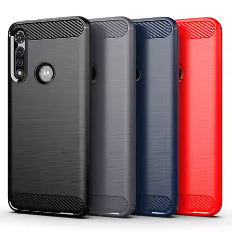 For Motorola Moto G Fast Power Case Cover Moto G5S G6 G7 G8 G9 Plus Play Soft Rubber Shockproof Bump