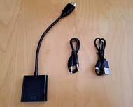 VGA to HDMI Adapter (with Audio &amp; USB)