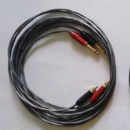 Amphenol 6.35mm TRS Jack L/R to Amphenol Dual RCA L/R gold plated 6.35mm to 2 RCA Stereo w Belden ca