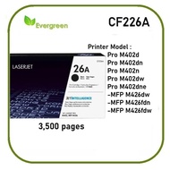 evergreen CF226A HP 26A CF226X HP 26X Toner Cartridge LaserJet Pro M402 M402d M402dn M402dne M402dw 
