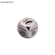 (duyongmoon) Food Dice Personalized Custom Decision Dice Engraved Sushi BBQ Burgers Prediction Decis