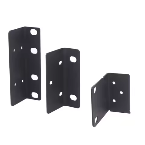 Metal Rack Ears Bolts Rack Mount Bracket Kit for Hikvision 1U/1.5U/2U NVR Network Video Recorder Cam