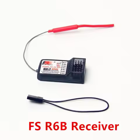 FlySky FS-R6B 2.4GHz 6CH Receiver W/Failsafe Fit FS-CT6B/FS-T6/FS-TH9X/i6/i10 Radio Transmitters Low