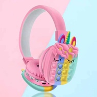 Kids Headphones Headset Wireless Unicorn Over Ear Headphones Girls IPad Tablet