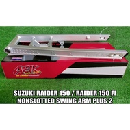 AEK SUZUKI RAIDER 150 / RAIDER 150 FI NONSLOTTED SWING ARM PLUS 2 100% MADE.