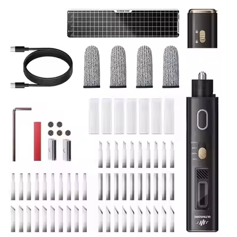 AB11-JM-Y10 PRO Ultrasonic Cutter 35W 40KHZ Acrylic Carbon Fiber Board Plastic Metal Wood Grinding M