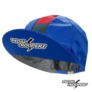 Cycling cap Stripe Blue Custom made cycling cap