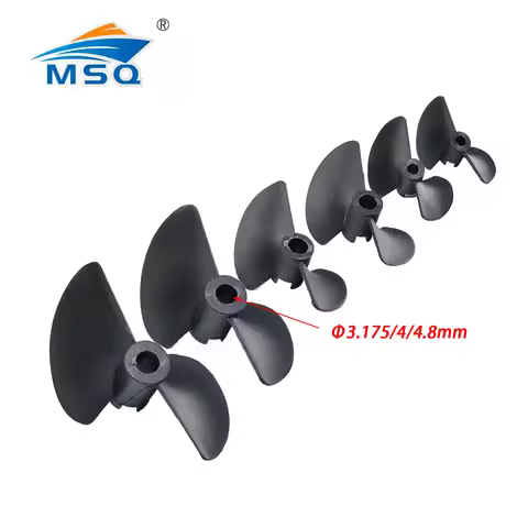 1pc Rc Boat 2 Blades Nylon Propeller D27/30/32/35/38/40/45/47mm High Strength Screw for 3.175/4/4.8m