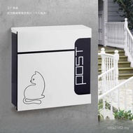Newspaper Staff Letter Box Small Iron Art Wall Suggestion Box Magazine Household Letter Box Outdoor 