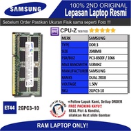 ET44 2GPC3-10 RAM MEMORY Laptop SAMSUNG PC3-8500F 2048MB DUAL 2RX8