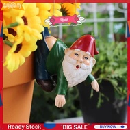 Fun Gnome Flowerpot Pendants with Pants Hanging Branches Hanging Gnome Statue White Beard Dwarf Scul