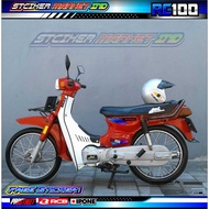 Bravo RC 100 MOTORCYCLE VARIATION STRIPING / SUZUKI BRAVO RC 100 MOTORCYCLE LIST STICKER