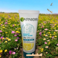 Pembersih Wajah Lawan Jerawat Garnier Bright Complete 3-in-1 Anti Acne Facial Wash -100ml