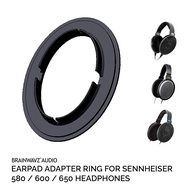 Brainwavz Earpad Adapter Ring for 580, 600 & 650 Sennheiser Headphones, for use with Brainwavz Oval 