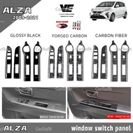 CarRefit Perodua Alza 2013-2021 Car Window switch panel frame cover garnish accessories