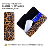 Portable PU Leather Storage Bag for PLOOM X/ ADVANCED Electronic Cigarette Protection Case Convenien