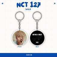 GANTUNGAN NCT 127 WALK REVERSIBLE KEYCHAIN KPOP UNOFFICIAL JAEHYUN HAECHAN JUNGWOO MARK KEYCHAIN