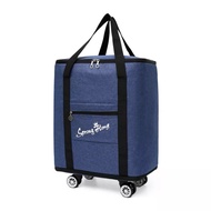 2 In 1 Luggage Bag Waterproof Portable Trolley Bag With Wheels
