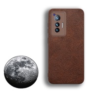 For Vivo X70 V2133A V2104 Rough Rubber Texture Retro Phone Case Shockproof Grip Slim Protective Cove
