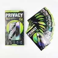 （แพ็คกิ้งต่ออัน）ฟิล์มกระจกเต็มจอกันมองป้องกันไฟฟ้าสถิตย์สำหรับ REALME/REDMI C15 C12 C17 C25 C55 C67 