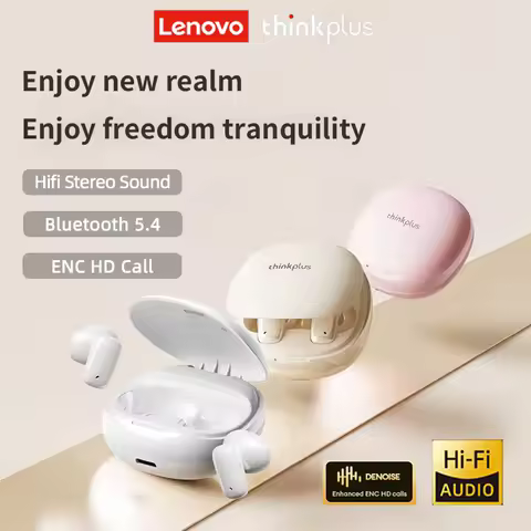Lenovo LP29 PRO Wireless Bluetooth 5.4 Earphones TWS Hifi Stereo Headphone Noise Reduction Gamer Spo